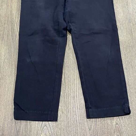 Tommy Hilfiger Carpi Cropped Pant High Rise Straight Leg Pull-On Navy Blue 10 - Picture 11 of 11